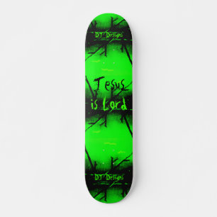 Christian Faith Jesus is Lord Skateboard Deck