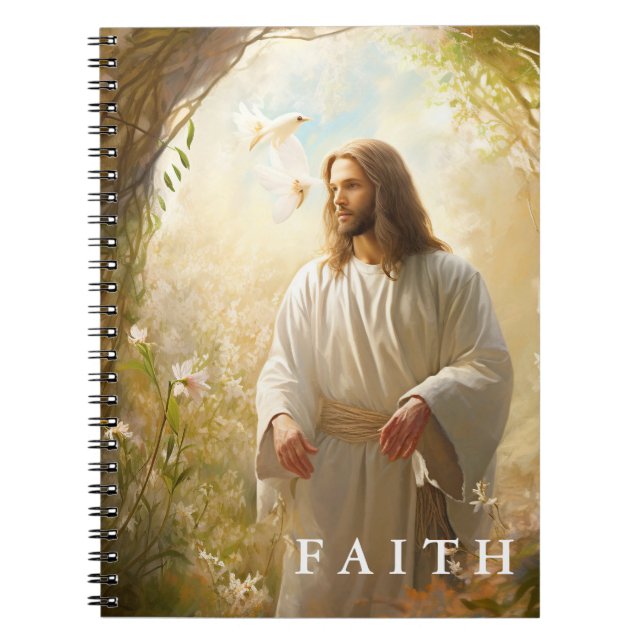 Christian Faith Jesus Notebook (Front)