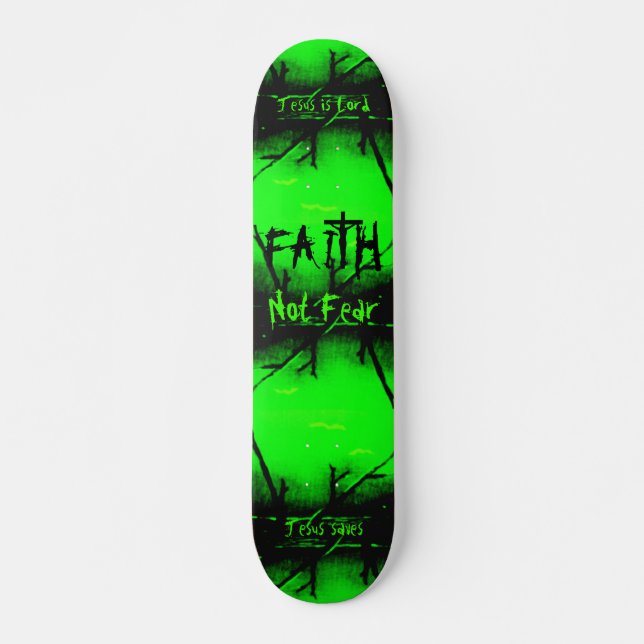 Christian Faith Jesus Skateboard Deck (Front)