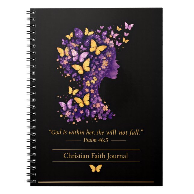 Christian Faith Journal – Psalm 46:5 (Front)