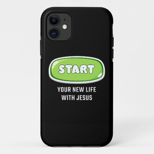 Christian Faith Kids Gamer  Start Your New Life  iPhone 11 Case