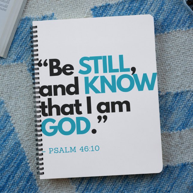 Christian Faith Know that I am GOD notebook (Creator Uploaded)