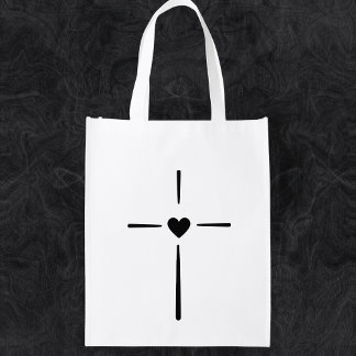 Christian Faith love like jesus Personalized gift Grocery Bag