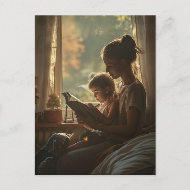 Christian Faith | Mom and Child Postcard (Front)