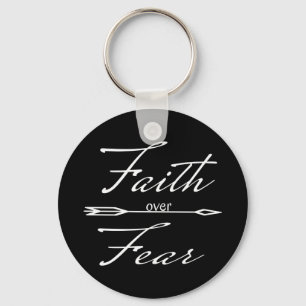 Christian Faith over Fear Keychain