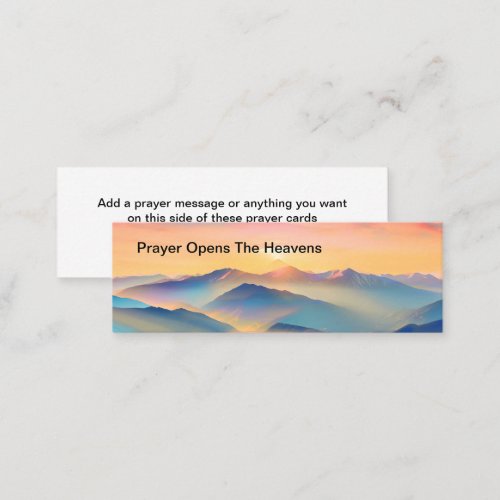 Christian Faith Prayer Cards 