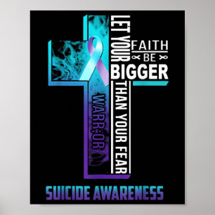 Christian Faith Quote For Mental Health Suicide Pr Poster
