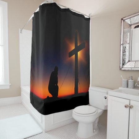Christian Faith Shower Curtain