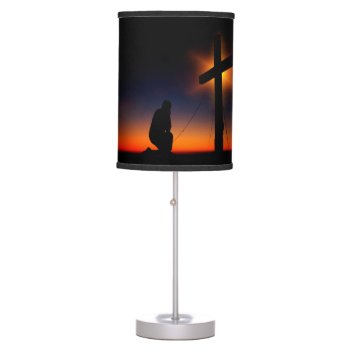 Christian Faith Table Lamp by PhotoShots at Zazzle