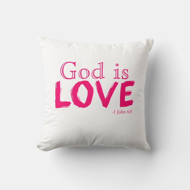 Christian Faith Throw Pillow (Front)