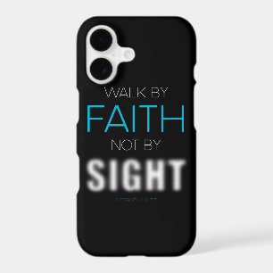 Christian Faith Verse Walk by Faith Not by Sight iPhone 17 Case