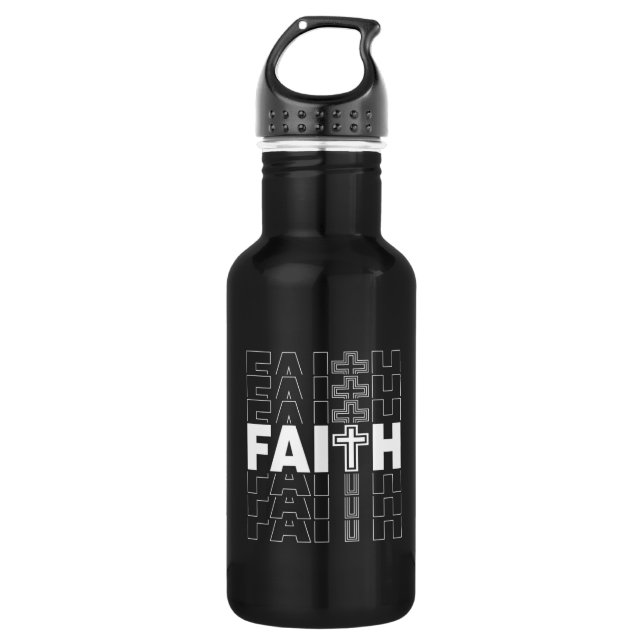 Christian Faith Water Bottle (Front)