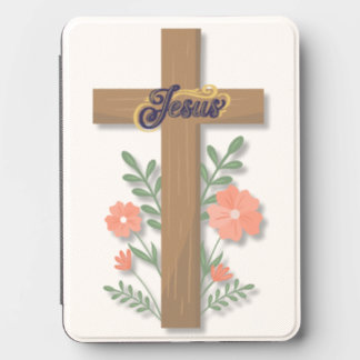 Christian Faith Word Art Jesus On Cross Kindle Cover