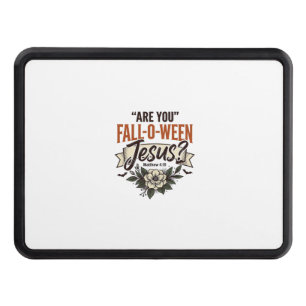 Christian Fall-O-Ween Jesus Vintage Engraving Shir Hitch Cover