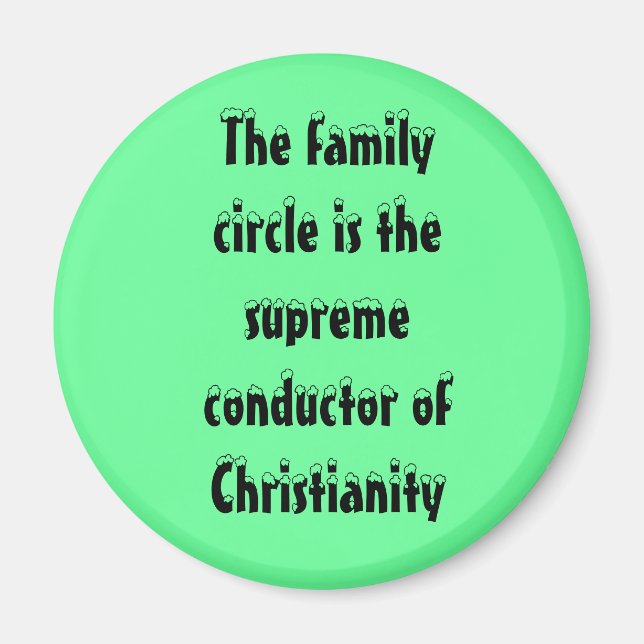 Christian Family Magnet (Front)