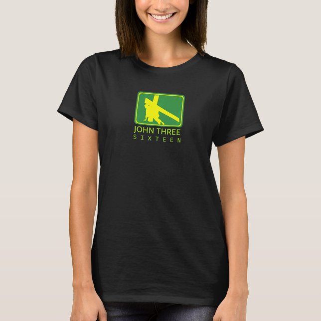 Christian Farmer Farming Farm Owner  Amp Scripture T-Shirt (Front)