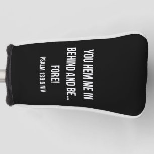 Christian Father's Day Gift Funny Psalm 139 Golf Head Cover