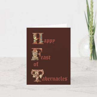 Christian Feast of Tabernacles Greeting Card