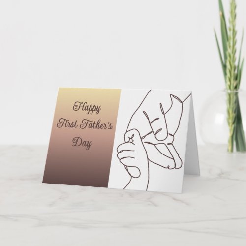 Christian First Father’s Day Card for New Dad