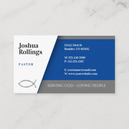 Christian Fish Business Card