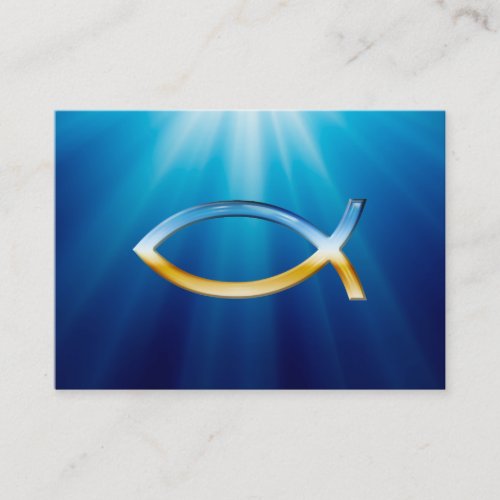 Christian Fish Business Card