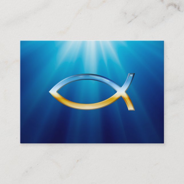 Christian Fish Business Card (Front)