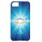 Christian Fish Cross blue background | Unique Gift
