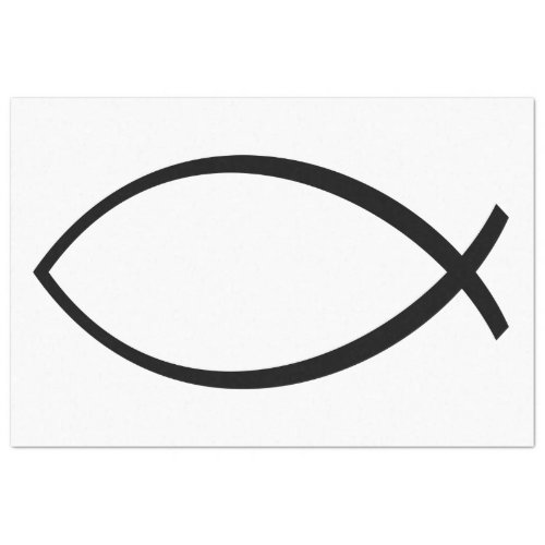 Christian Fish Ichthys Symbol Tissue Paper