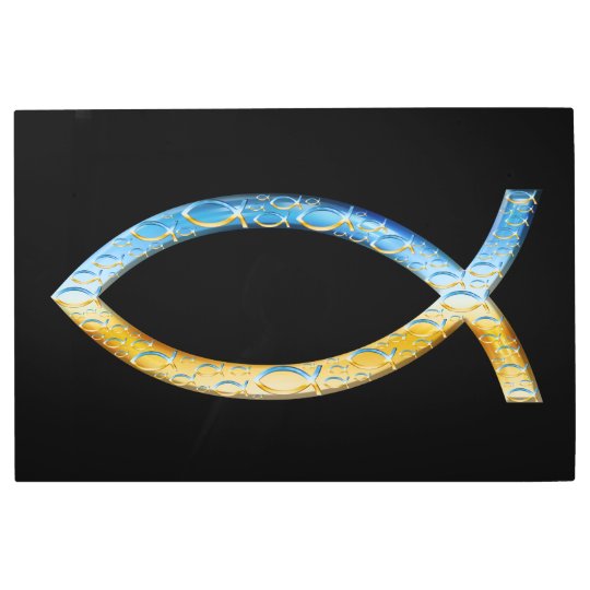 Christian Fish Metal Print