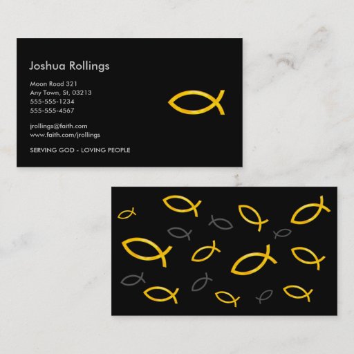 Customizable Christian - Business Card