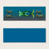 Christian Fish Symbol Background Card (Front & Back)