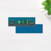 Christian Fish Symbol Background Card (Desk)