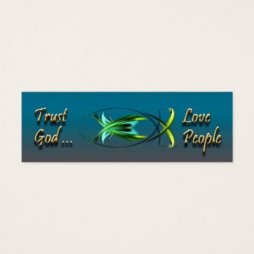 Customizable Christian Fish Symbol Background Card Business Card Template