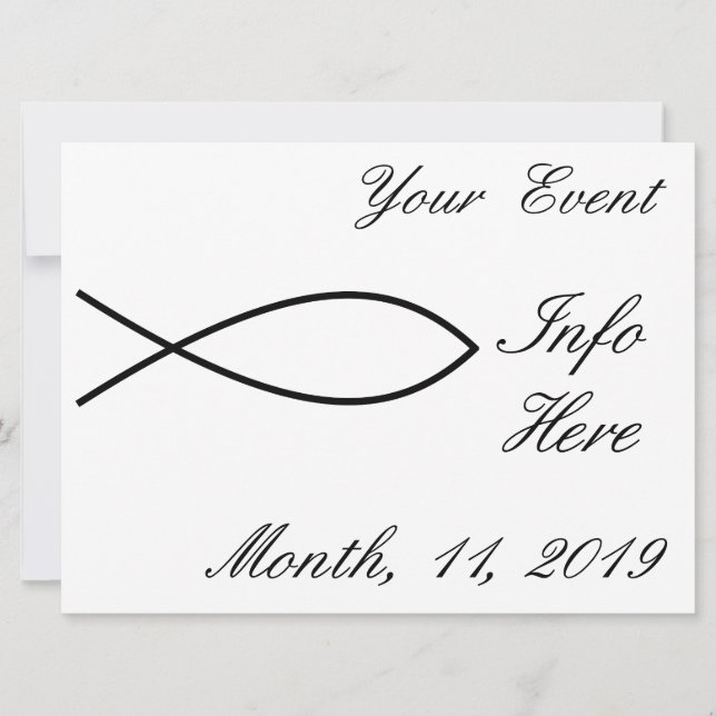 Christian Fish Symbol Ichthys Thunder_Cove (Front)