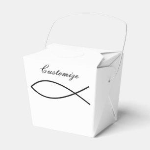 Christian Fish Symbol Ichthys Thunder_Cove Favor Boxes