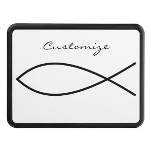 Christian Fish Symbol Ichthys Thunder_Cove Hitch Cover