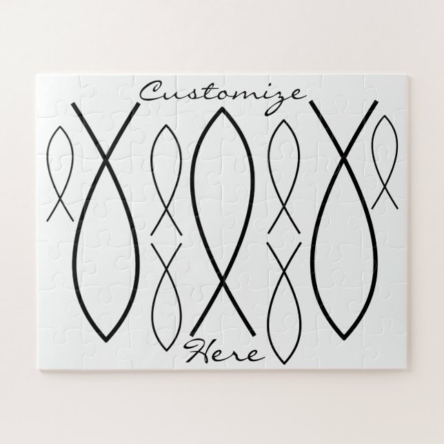 Christian Fish Symbol Ichthys Thunder_Cove Jigsaw Puzzle (Horizontal)