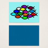 Christian Fish Symbols - Rainbow School - (Front & Back)