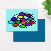 Christian Fish Symbols - Rainbow School - (Desk)