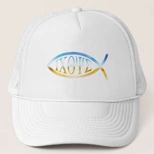 Christian Fish Trucker Hat