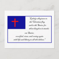 Christian Flag and Pledge to the Christian Flag