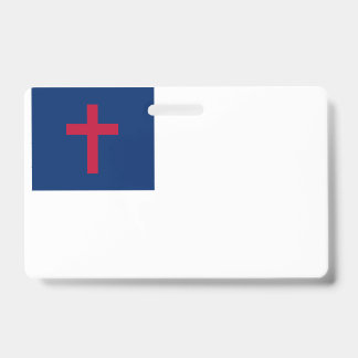 Christian flag Badge