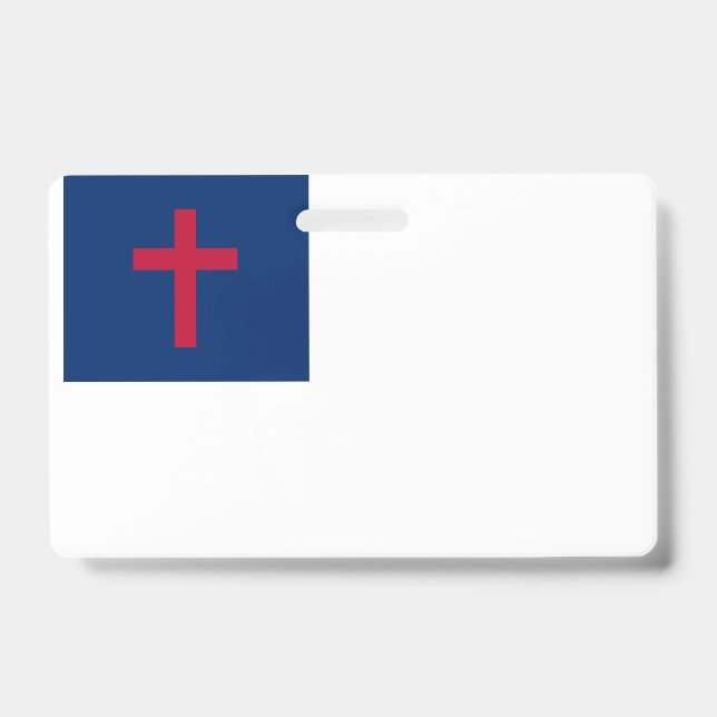 Christian flag Badge (Front)