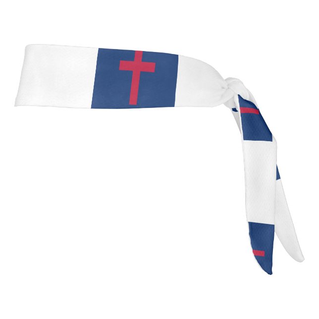 Christian flag Headband (Rotate 90)