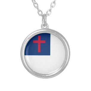 Christian flag Necklace