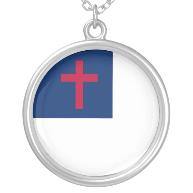 Christian flag Necklace (Front)