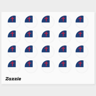 Christian flag Sticker