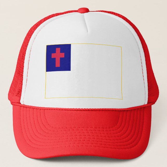 Christian Flag Trucker Hat (Front)