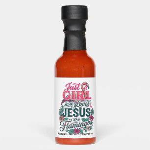 Christian Flamingo Girl Vintage Hot Sauces