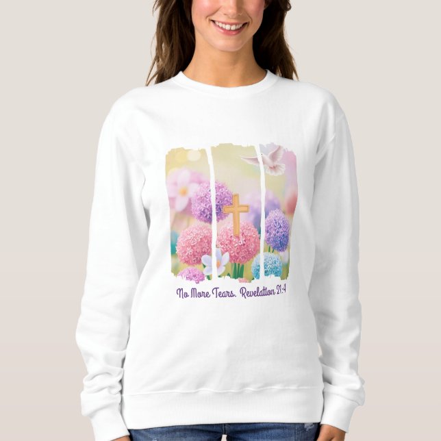 Christian Floral Brush Stroke T-shirt/ Sweatshirt (Front)